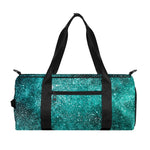 Teal Stardust Galaxy Space Print Gym Bag