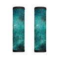 Teal Stardust Galaxy Space Print Handle Covers