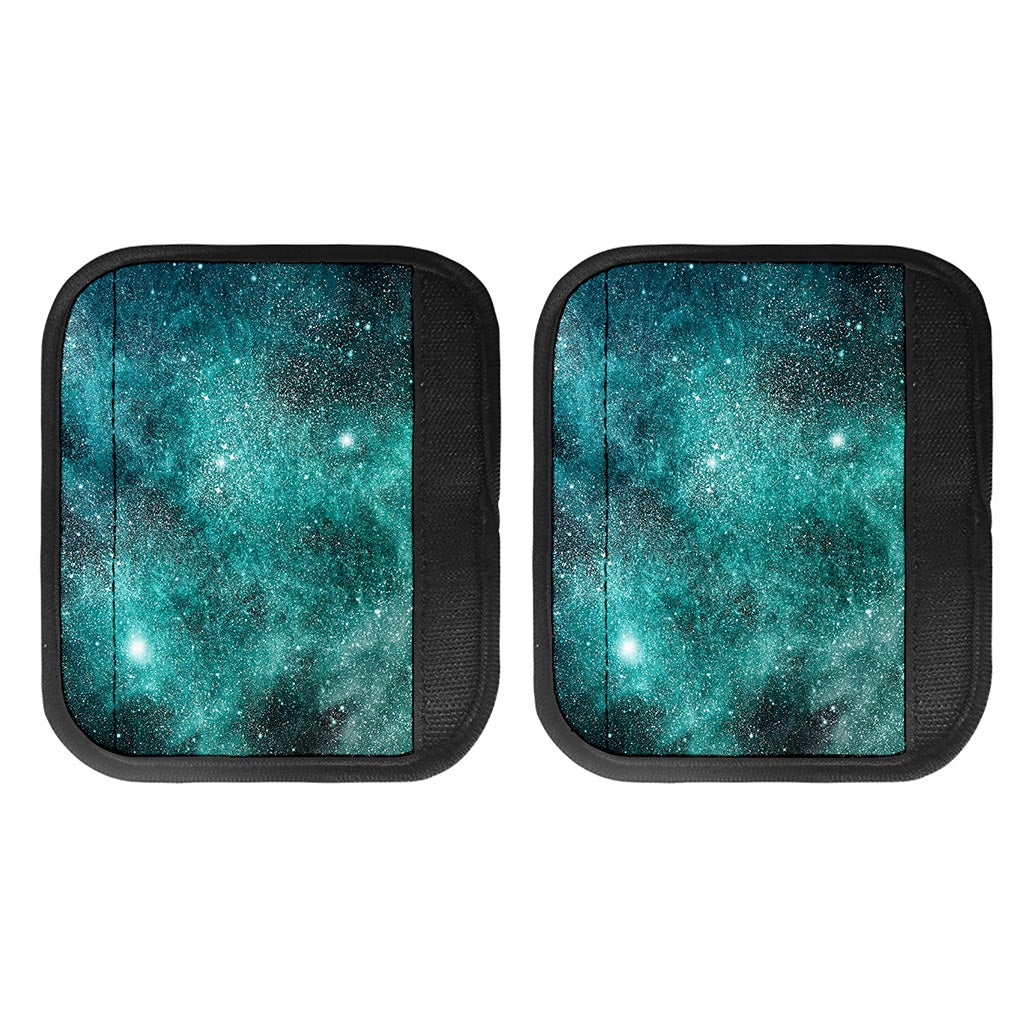Teal Stardust Galaxy Space Print Handle Covers