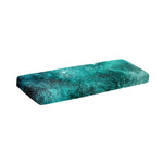 Teal Stardust Galaxy Space Print Piano Keyboard Cover