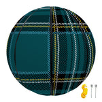 Teal Stewart Tartan Pattern Print Basketball