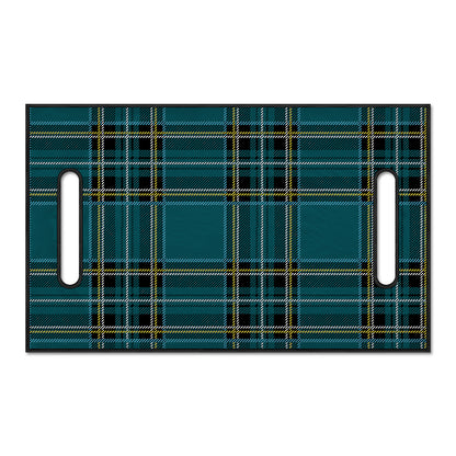 Teal Stewart Tartan Pattern Print Golf Cart Seat Cover