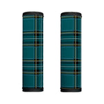 Teal Stewart Tartan Pattern Print Handle Covers