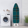 Teal Stewart Tartan Pattern Print Ironing Board Cover