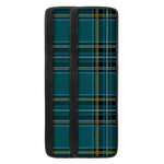 Teal Stewart Tartan Pattern Print Refrigerator Handle Covers