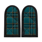 Teal Stewart Tartan Pattern Print Skillet Handle Cover