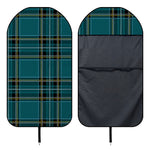 Teal Stewart Tartan Pattern Print Waterproof Car Seat Cover