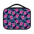 Teal Tropical Hibiscus Pattern Print Classic Bible Case