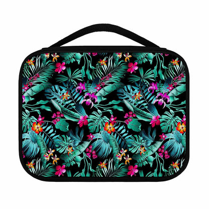 Teal Tropical Leaf Hawaii Pattern Print Classic Bible Case