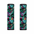 Teal Tropical Leaf Hawaii Pattern Print Handle Covers