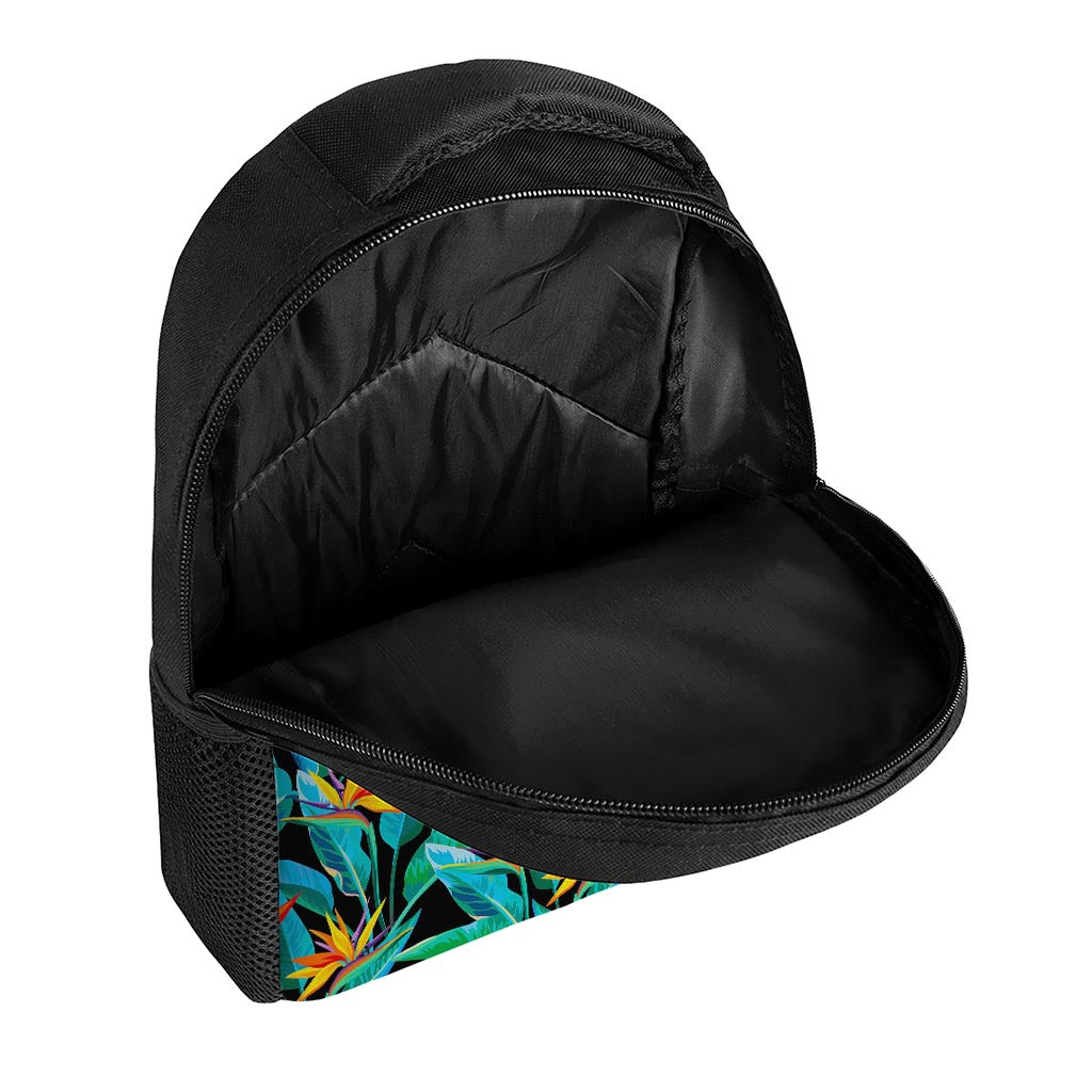 Teal Tropical Pattern Print Casual Backpack