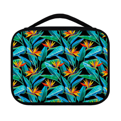 Teal Tropical Pattern Print Classic Bible Case