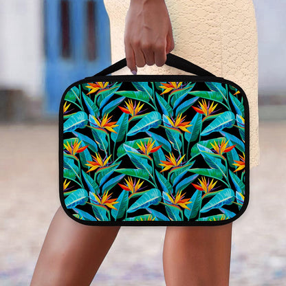 Teal Tropical Pattern Print Classic Bible Case