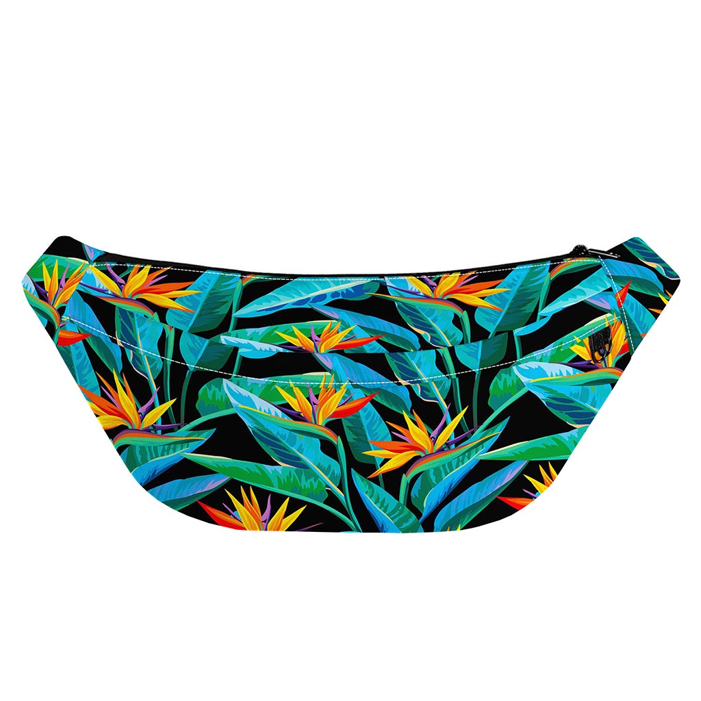 Teal Tropical Pattern Print Fanny Pack