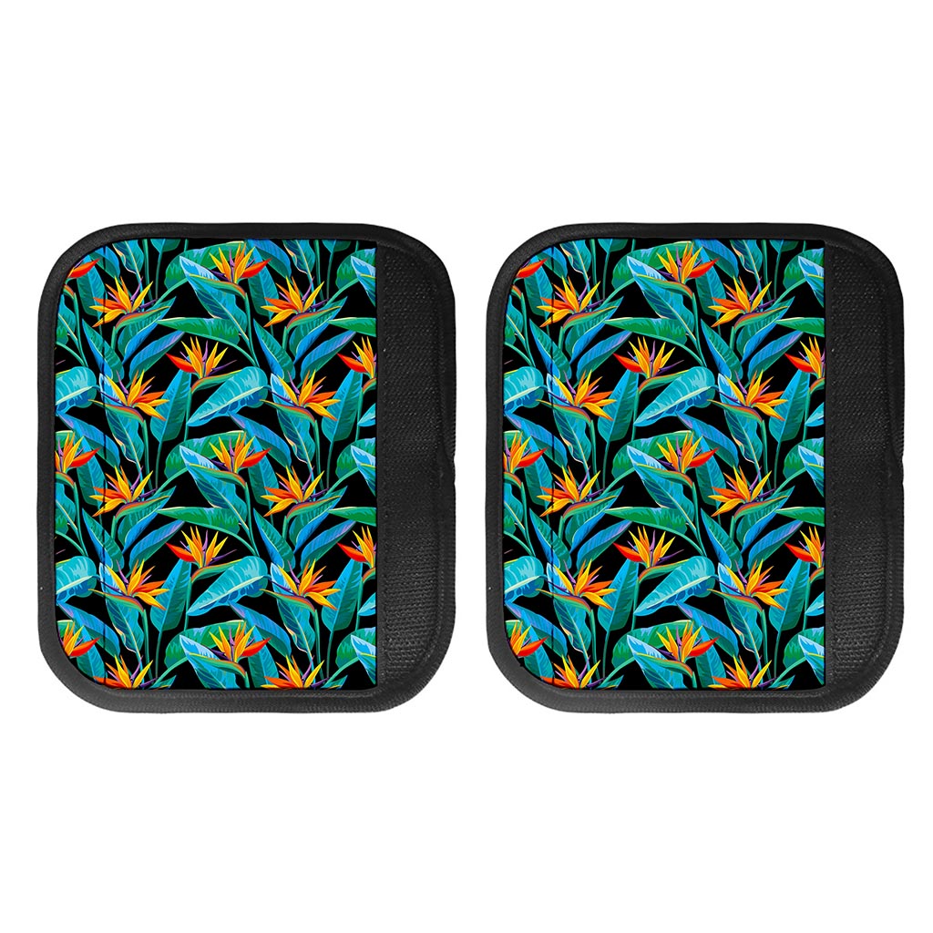 Teal Tropical Pattern Print Handle Covers