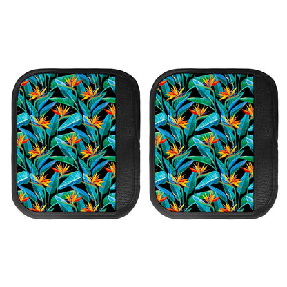 Teal Tropical Pattern Print Handle Covers