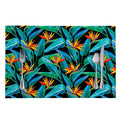 Teal Tropical Pattern Print Placemat