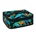 Teal Tropical Pattern Print Small Lunch Bag