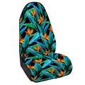 Teal Tropical Pattern Print Waterproof Car Seat Cover