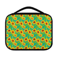 Teal Watercolor Sunflower Pattern Print Classic Bible Case