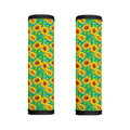 Teal Watercolor Sunflower Pattern Print Handle Covers