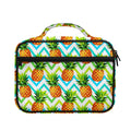 Teal Zig Zag Pineapple Pattern Print Briefcase Bible Bag