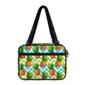 Teal Zig Zag Pineapple Pattern Print Double Strap Bible Bag