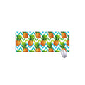 Teal Zig Zag Pineapple Pattern Print Extended Mouse Pad