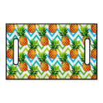 Teal Zig Zag Pineapple Pattern Print Golf Cart Seat Cover