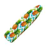 Teal Zig Zag Pineapple Pattern Print Ironing Board Cover