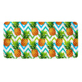 Teal Zig Zag Pineapple Pattern Print Towel