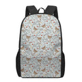 Teddy Bear Doctor Pattern Print 17 Inch Backpack