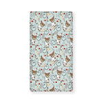 Teddy Bear Doctor Pattern Print Baby Crib Sheet