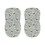 Teddy Bear Doctor Pattern Print Bar Stool Covers