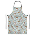Teddy Bear Doctor Pattern Print Bib Apron With Pocket