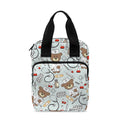 Teddy Bear Doctor Pattern Print Bible Tote Bag