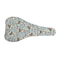 Teddy Bear Doctor Pattern Print Bicycle Seat Cover
