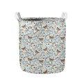 Teddy Bear Doctor Pattern Print Collapsible Laundry Basket