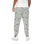 Teddy Bear Doctor Pattern Print Cotton Pants