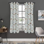 Teddy Bear Doctor Pattern Print Curtain