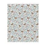 Teddy Bear Doctor Pattern Print Curtain