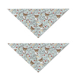 Teddy Bear Doctor Pattern Print Dog Bandana