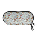 Teddy Bear Doctor Pattern Print Glasses Case