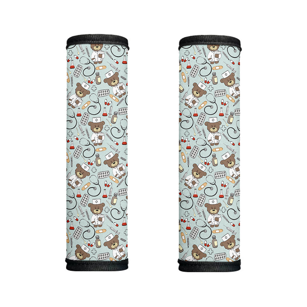 Teddy Bear Doctor Pattern Print Handle Covers