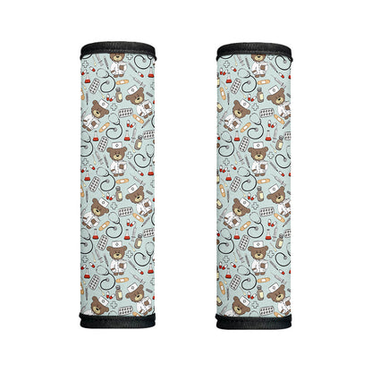 Teddy Bear Doctor Pattern Print Handle Covers