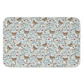 Teddy Bear Doctor Pattern Print Indoor Door Mat