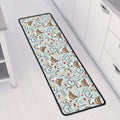 Teddy Bear Doctor Pattern Print Long Kitchen Mat