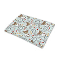 Teddy Bear Doctor Pattern Print Pet Cooling Mat Cover