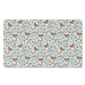 Teddy Bear Doctor Pattern Print Polyester Doormat