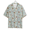 Teddy Bear Doctor Pattern Print Rayon Hawaiian Shirt